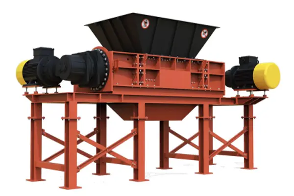 double shaft shredder